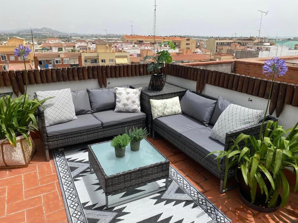 Apartamento Con Terraza Y Piscina En Malgrat De Mar Extérieur photo